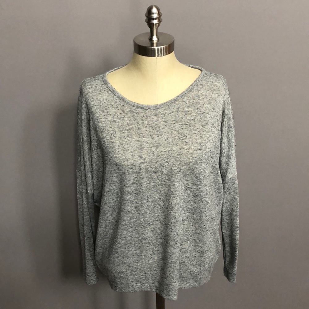 Ann Taylor LOFT slouchy long sleeve tee sz SP